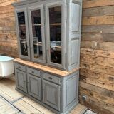 Oak vessel with grey patina