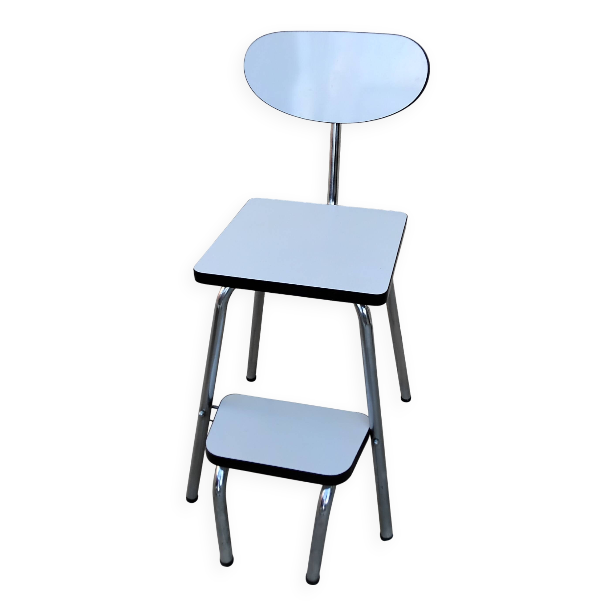 Rare VOLO Formica Folding Chair Vintage Stepladder
