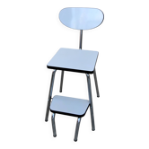 Rare Chaise Escamotable VOLO formica escabeau vintage