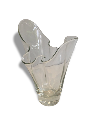 Vase en forme de feuille