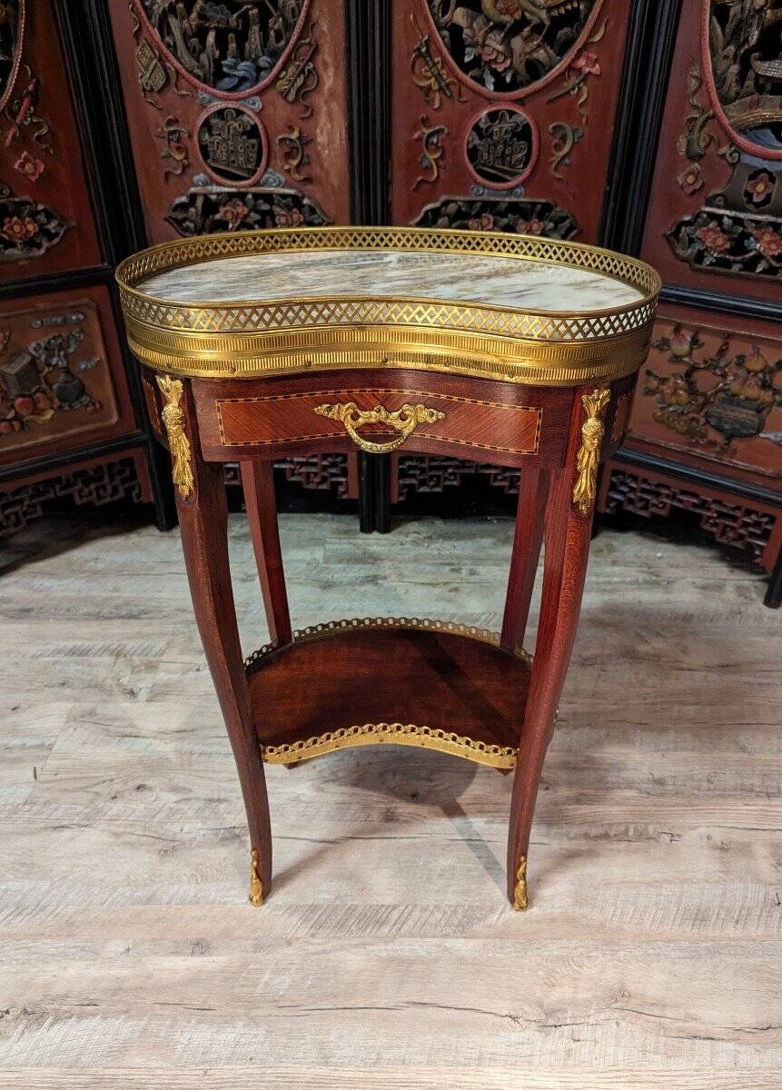 Pair of bedside tables Louis XV style