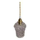 Lilac molded glass globe