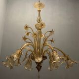 Venetian glass chandelier, 1960s