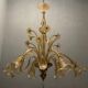 Venetian glass chandelier, 1960s