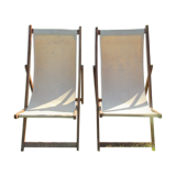 Pair of loungers