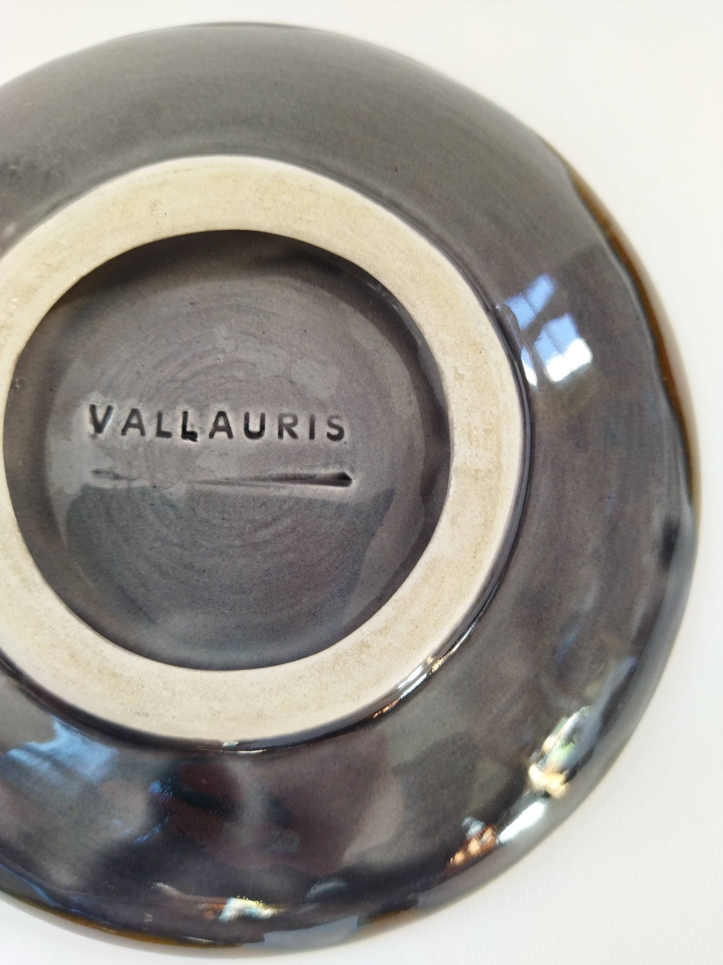 Six Vallauris plates