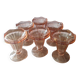6 Arc pink dessert cups