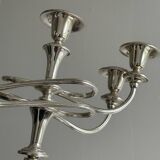 Chandelier bougeoir en métal