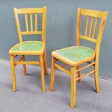 Pair of vintage bistro chairs