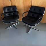 Charles Pollock armchairs for Knoll