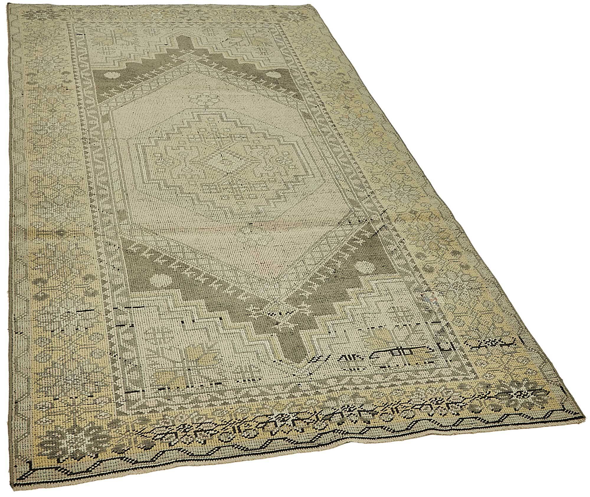 Turkish Vintage Anatolian Rug 127 cm x 217 cm