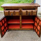 Small sideboard Spanish style Catalan chest of drawers stamped Navarro argudo