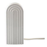 Lumiance 80s vintage white minimal table lamp by Chris Hiemstra