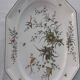 Large octagonal earthenware dish Lallier in Moustiers