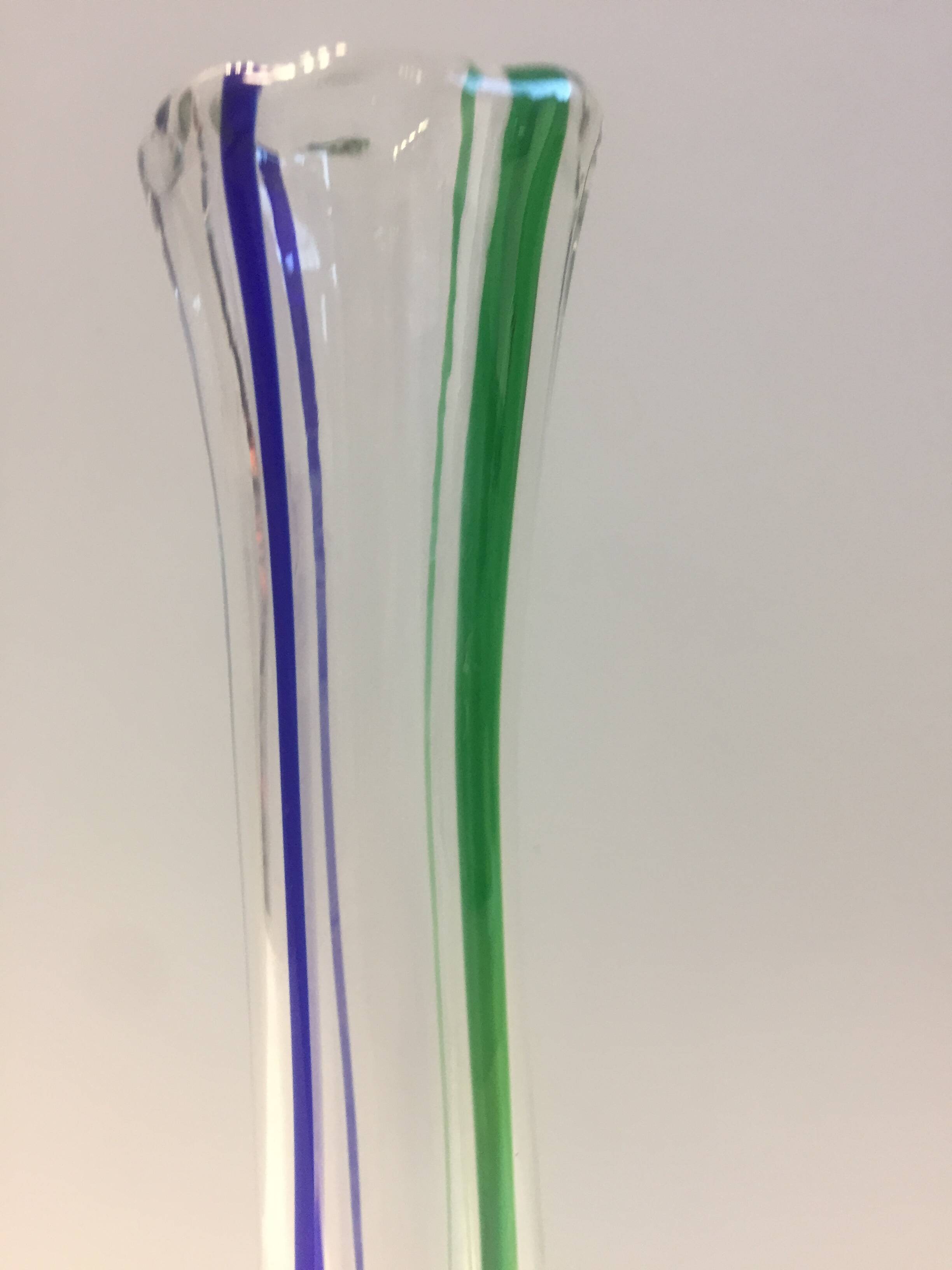 Soliflore Italian Vase Murano Glass Design ARCHIMEDE SEGUSO Vintage 1960 / 1970