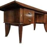 Bureau art-deco en palissandre Sanyas et Popot