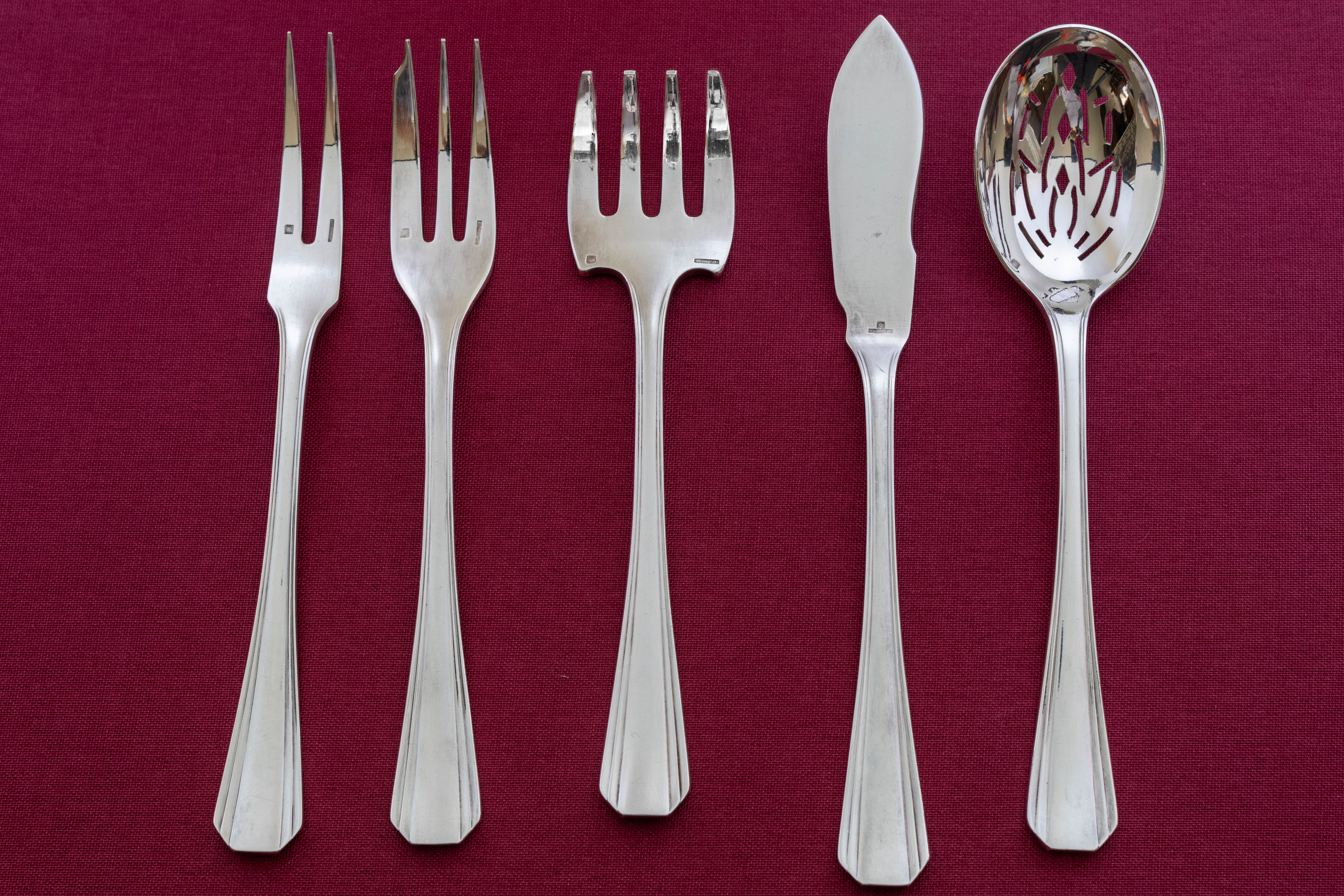 Boreal service with hors d'oeuvre (or candy) 5 pieces, Christofle