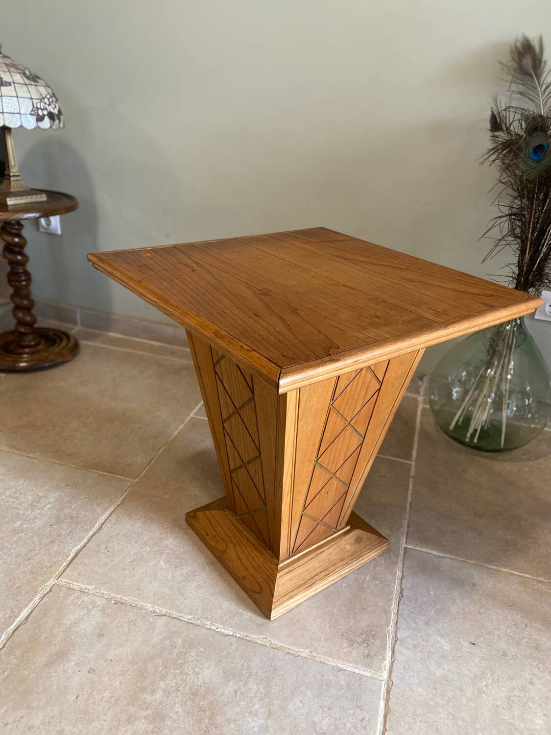 Occasional table, Art Deco pedestal table