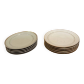 Petites assiettes en porcelaine de Limoges
