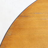 Table ronde d'appoint tripode pieds compas