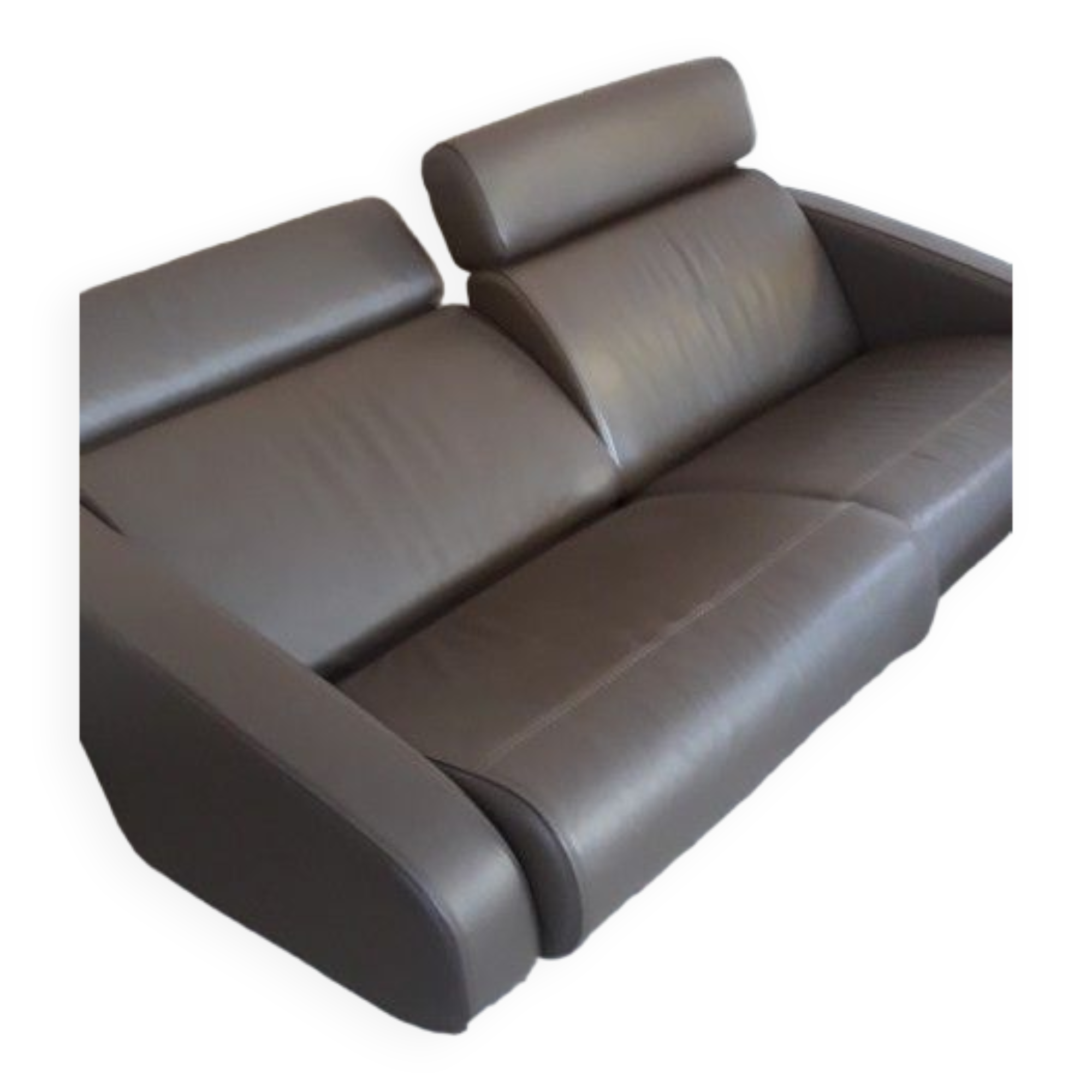 Sofa and 2 poufs, Steiner Faubourg model.