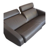 Canapé et 2 poufs steiner modèle faubourg