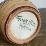 Ceramic pitcher by fonck and mateo in vallauris