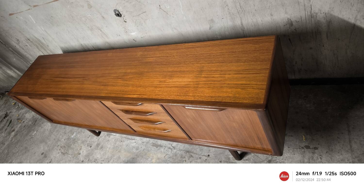 Vintage Scandinavian teak sideboard 1960