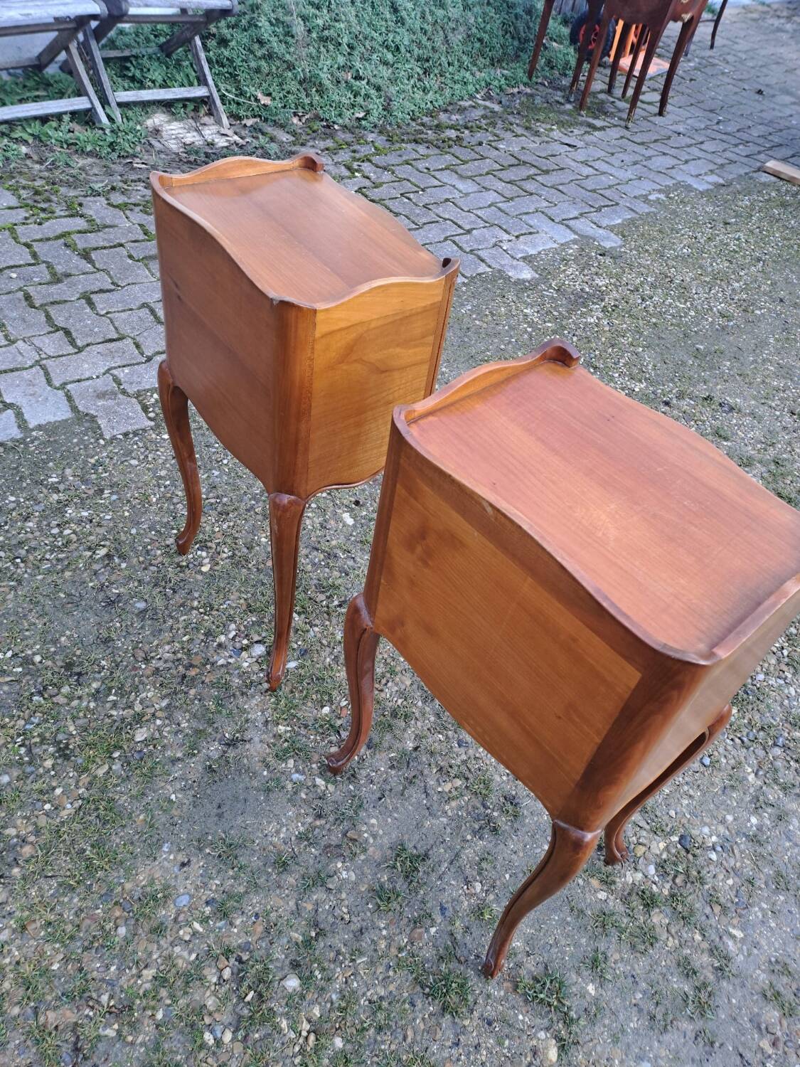 Louis XV style bedside table