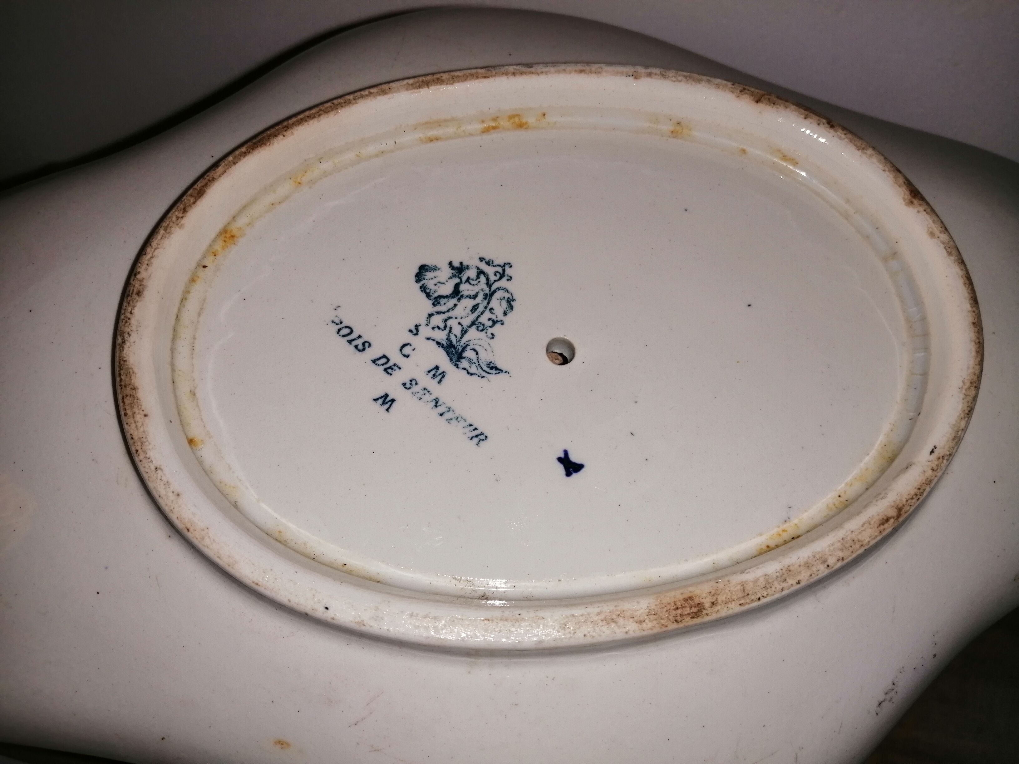 Porcelain saucer