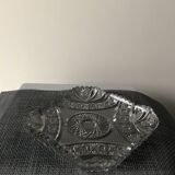 Vide poche carré en cristal