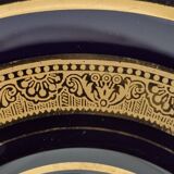 Litron cup porcelain from limoges legle blue from the oven and fine gold a464