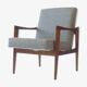 Scandinavian armchair from the 1960s