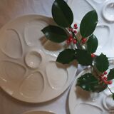 Suite of four Oysters plates Les Salins