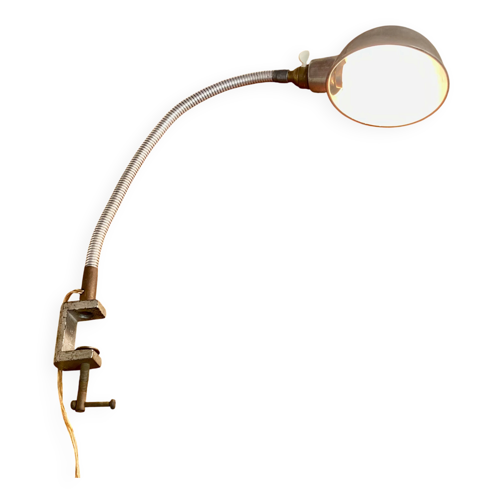 Large modular industrial lamp 1950.