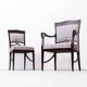 2 chaises Art Nouveau originales vers 1900/1905