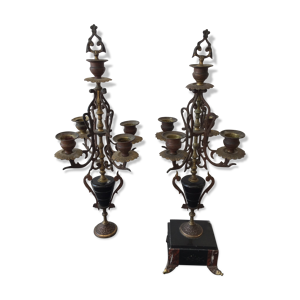 Paire de chandeliers Napoléon