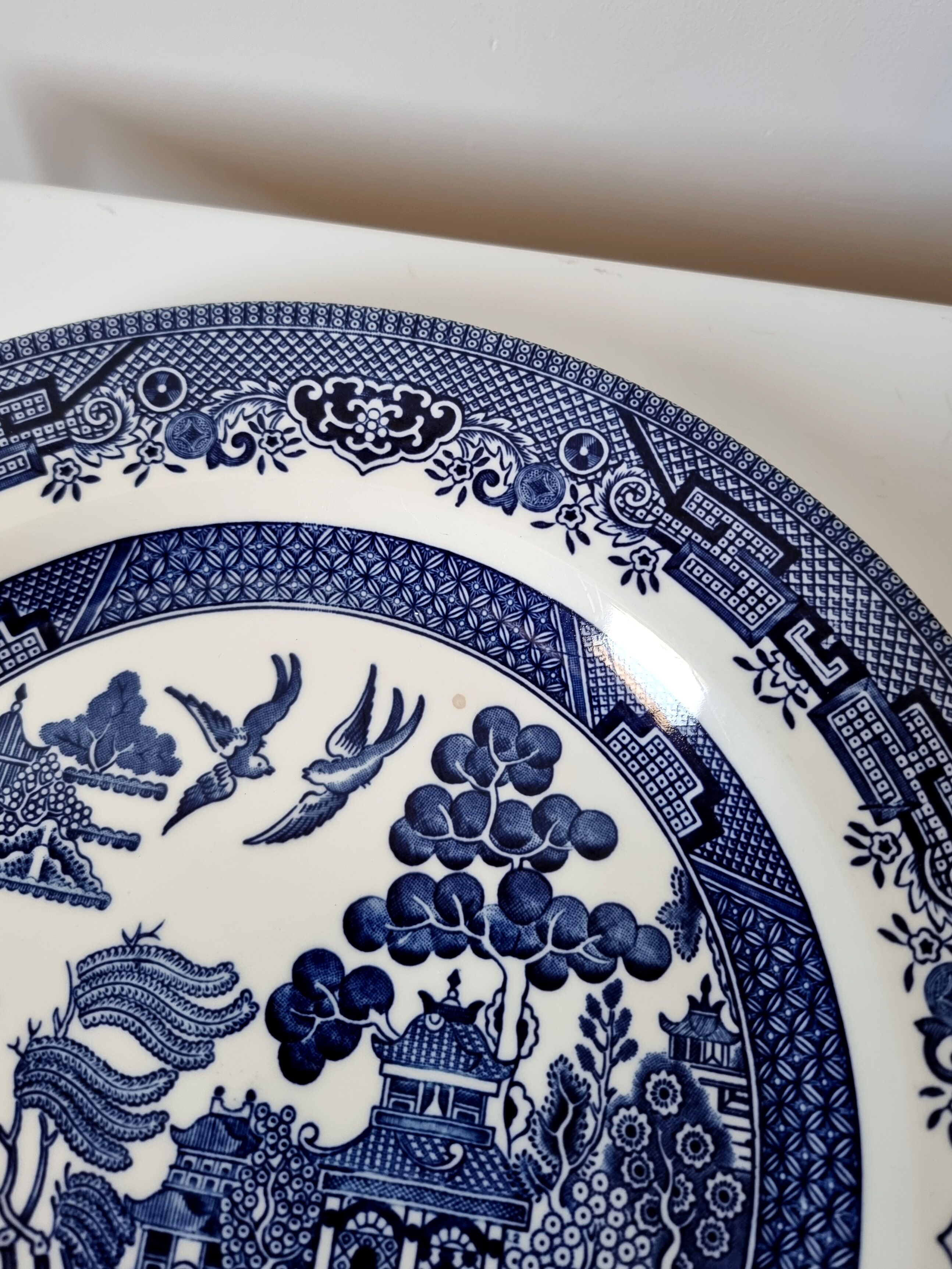 Churchill Blue English Plate
