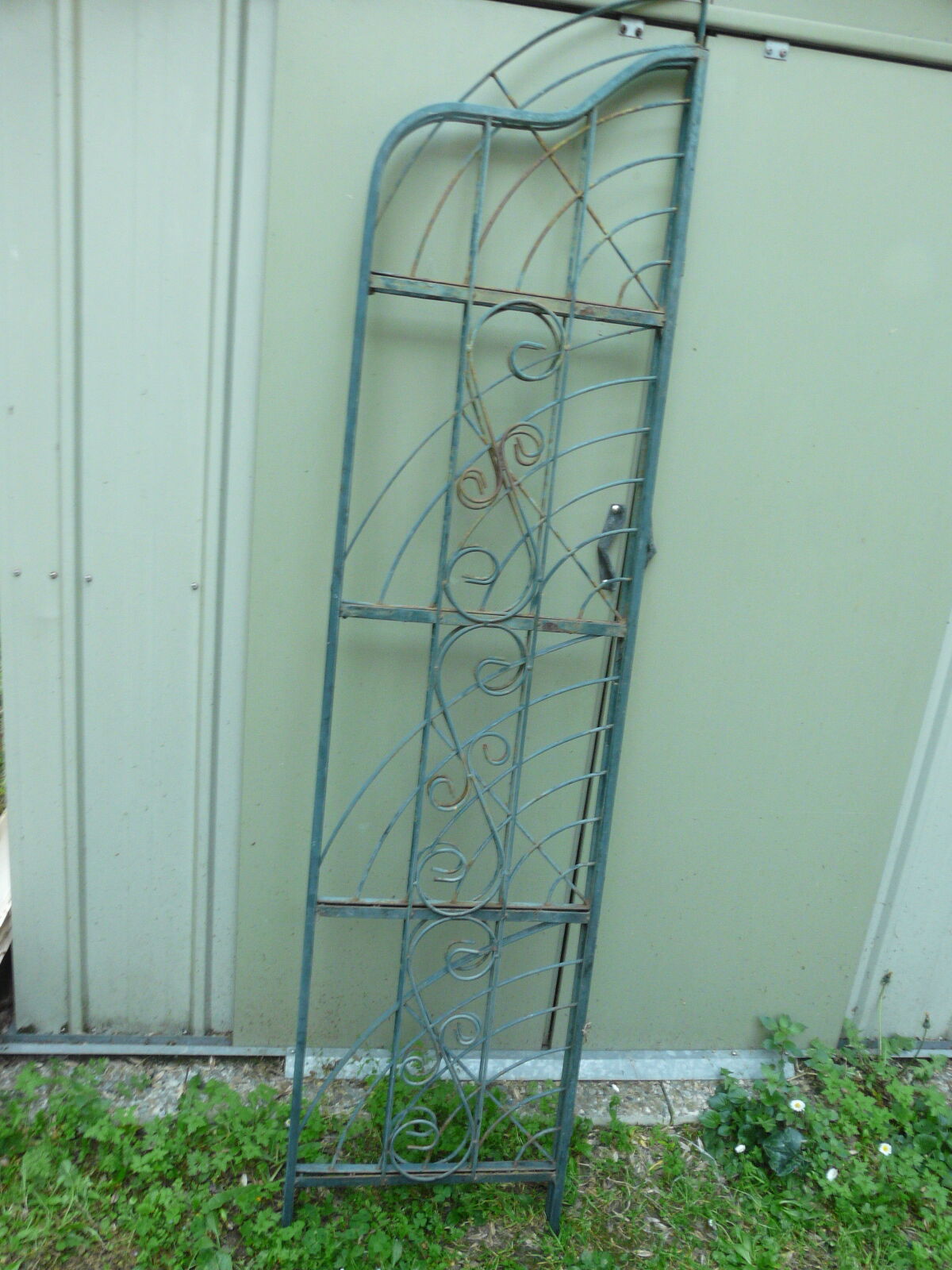 Large corner iron shelf