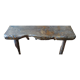 Brutalist living room / coffee table + 3 stools / design 20th