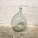 Transparent demijohn 10 liters in blown glass