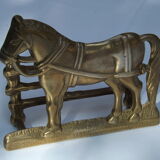 Brass horse letter holder
