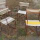 Lot de fauteuils de jardin vintage