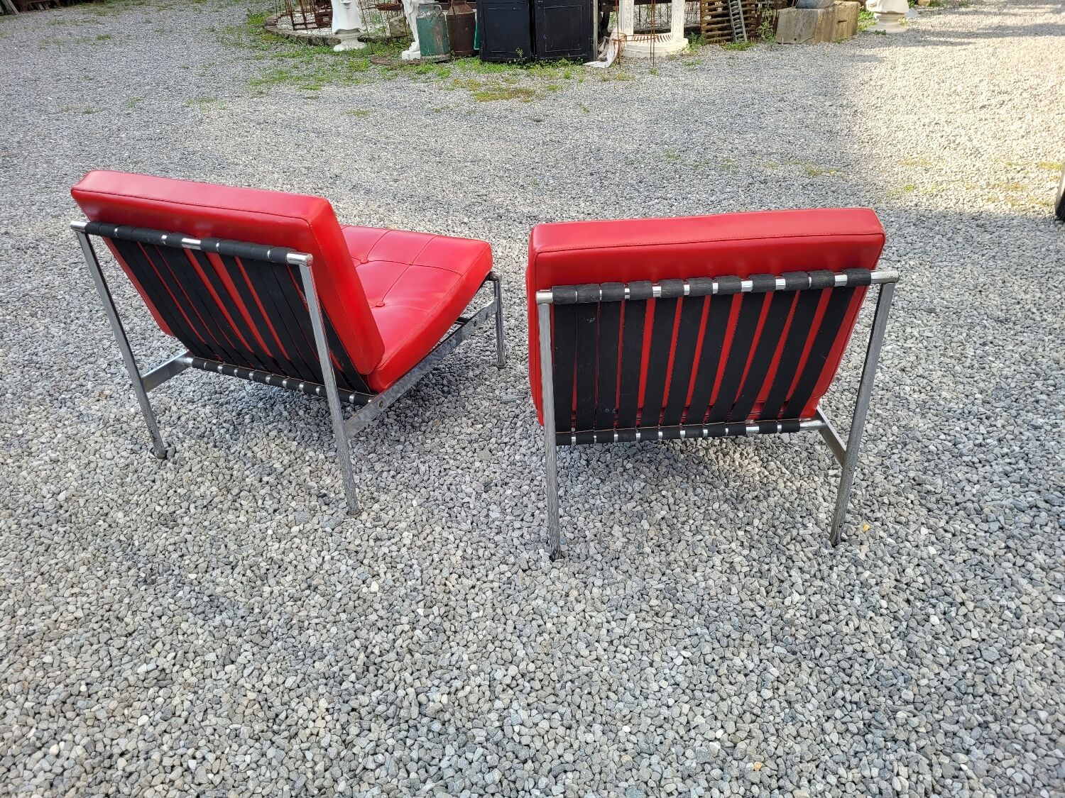 Pair of low chairs from the 70s