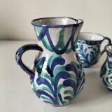 Fajalauza earthenware set, Granada (Spain)