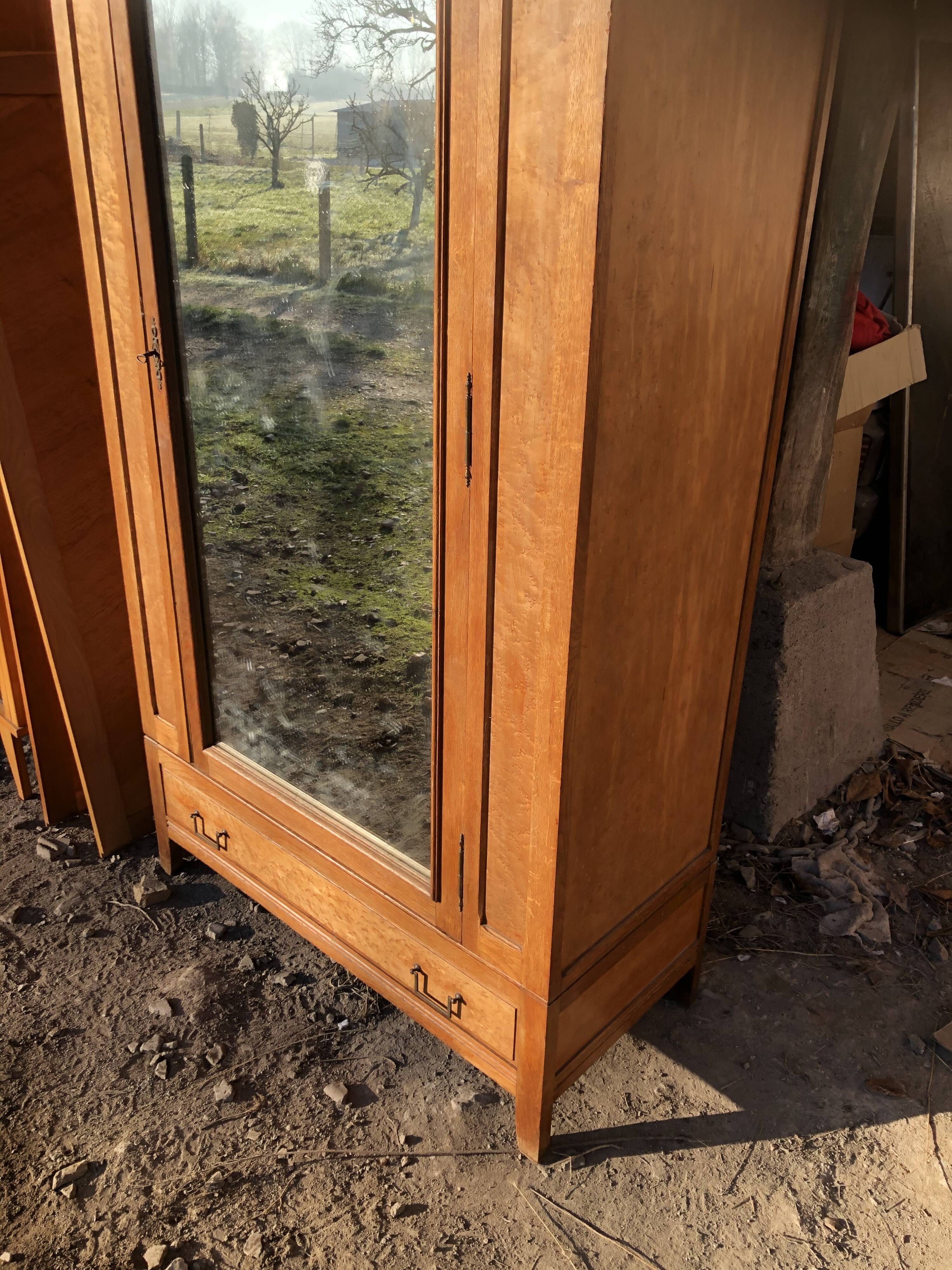 Walnut bramble ice cabinet 1950