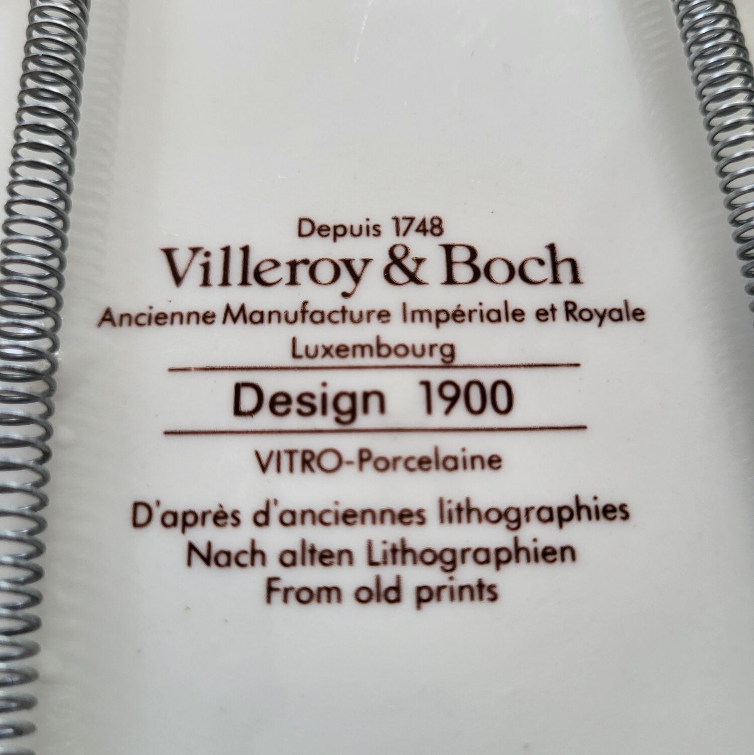 Villeroy & Boch Design 1900 - 6 plates 26cm