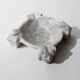 Vintage Mexican marble ashtray from the 1970s, engraved Aztec pattern.