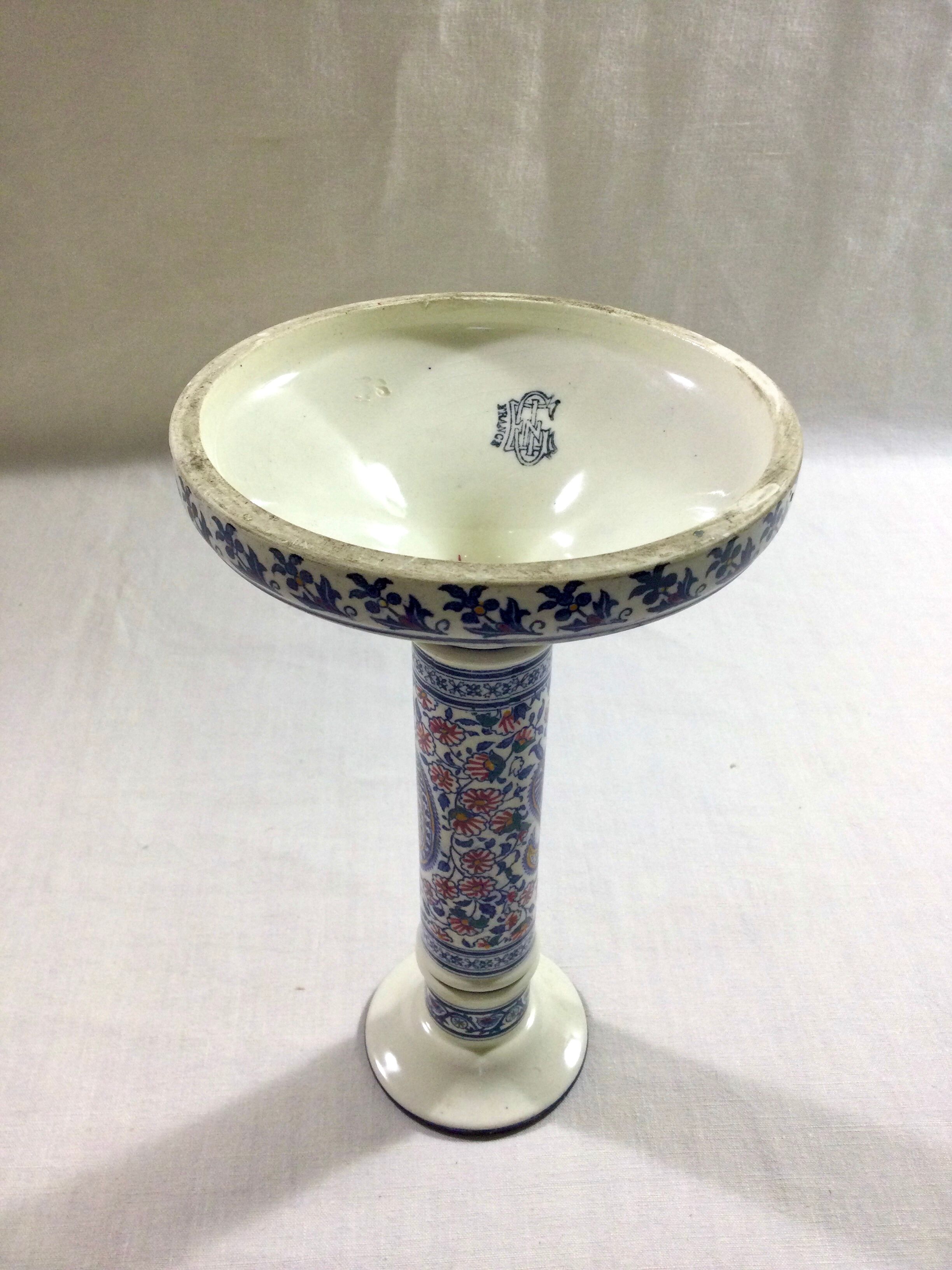 Candlestick model cashmere Gien