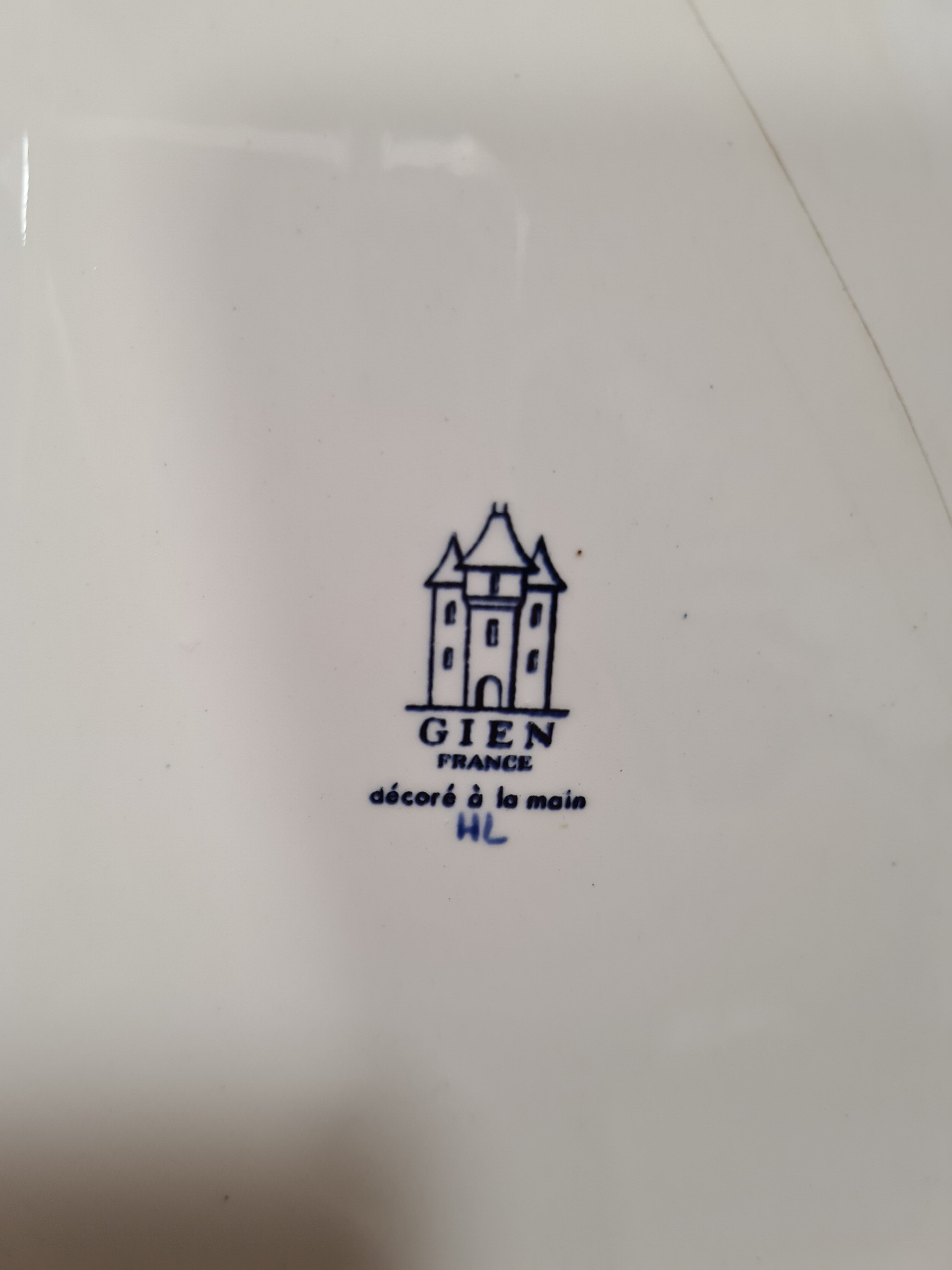 Assiette murale gien